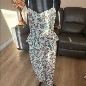 Tommy Hilfiger White Floral Jumpsuit